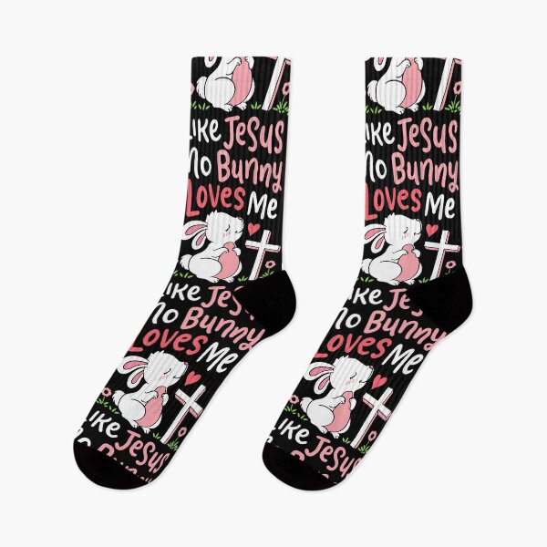 Item preview, No Bunny Loves Me Like Jesus Quotes Cute Easter Sunday Gifts designed and sold by haselshirt.