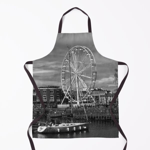 Item preview, Ferris Wheel, Mermaid Quay, Cardiff Bay, monochrome designed and sold by VnGphoto.