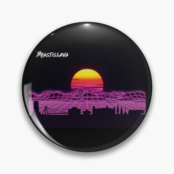 Item preview, Bratislava Skyline Neon Nights designed and sold by DFerraz.