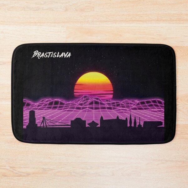 Item preview, Bratislava Skyline Neon Nights designed and sold by DFerraz.