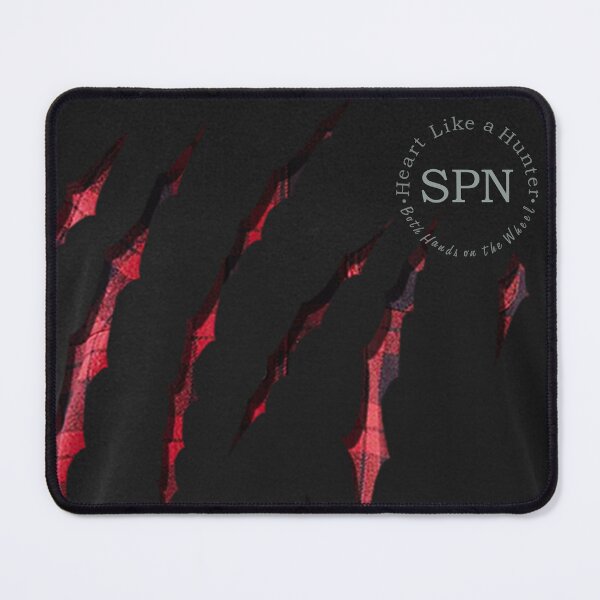 Item preview, SPN Heart Like a Hunter Flannel Under Claw Marks designed and sold by Nicolette Olivier.