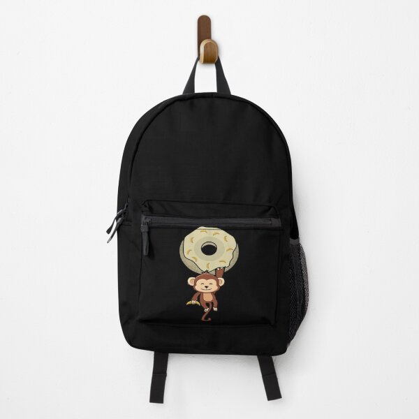 Item preview, Cute monkey hanging on a banana donut designed and sold by Donutlovers.