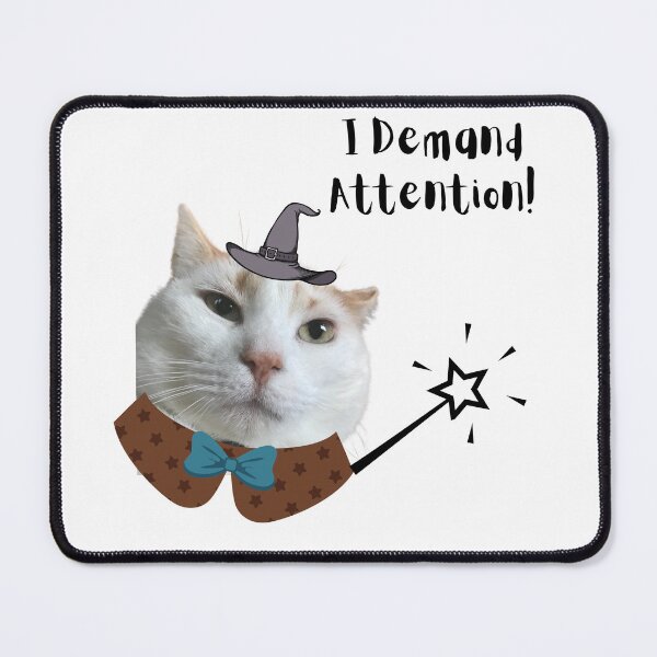 Item preview, Grouchy Wizard Cat designed and sold by Sophia-Adams.