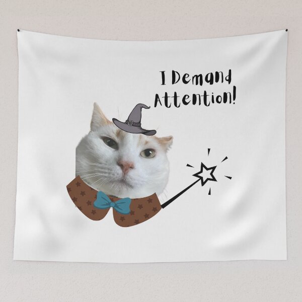 Item preview, Grouchy Wizard Cat designed and sold by Sophia-Adams.