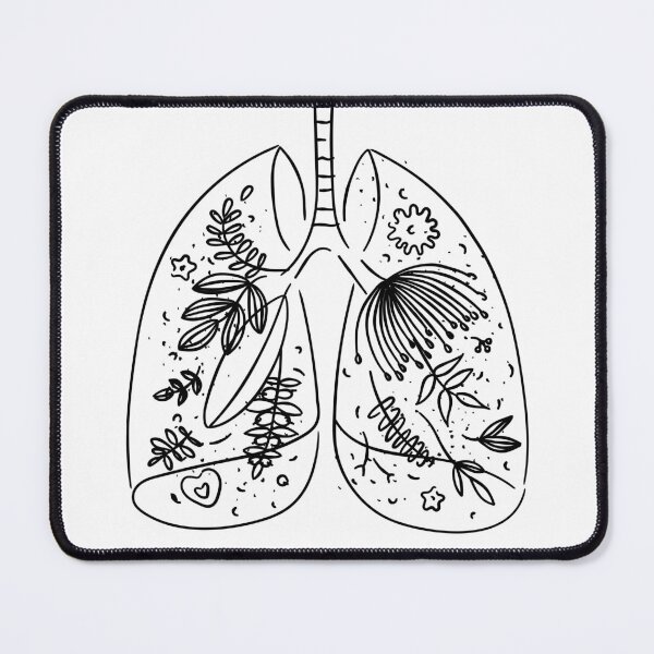 Item preview, Flower Lungs | Fresh Lungs | Anatomical Lungs | Floral Lungs |  Lungs | lungs breathe  designed and sold by GaliaTati.