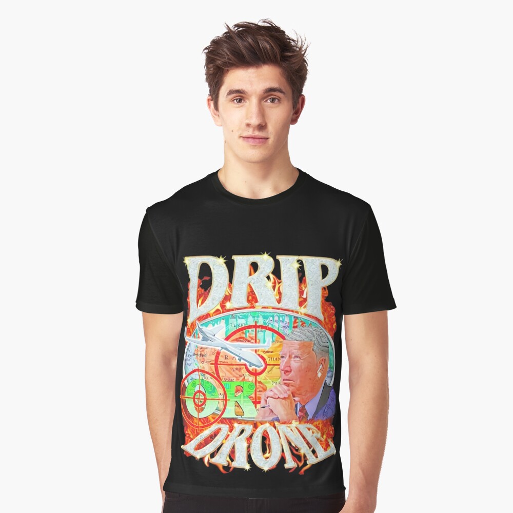 Joe Biden Drip or Drone Active T-Shirt for Sale by ziyadshopp
