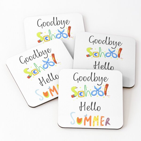 Item preview, Goodbye school grade hello summer, happy last day of school, hello summer students and teachers designed and sold by zicutza.