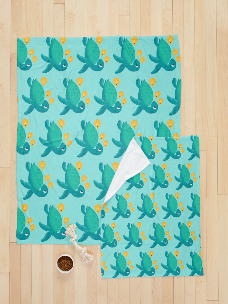 Alternate view of Turtley Awesome Pet Blanket