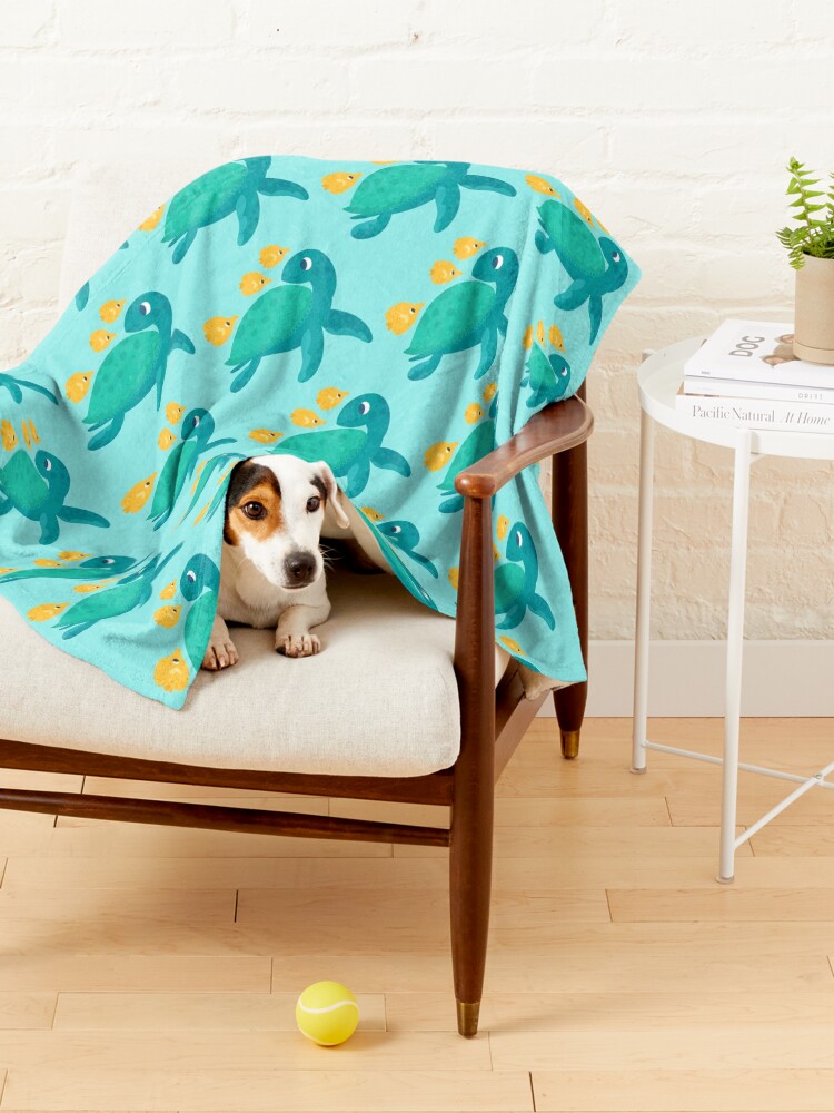 Alternate view of Turtley Awesome Pet Blanket