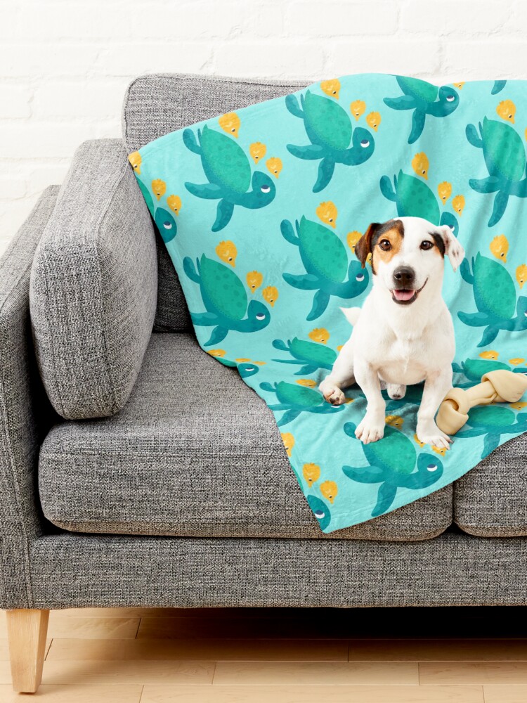 Alternate view of Turtley Awesome Pet Blanket