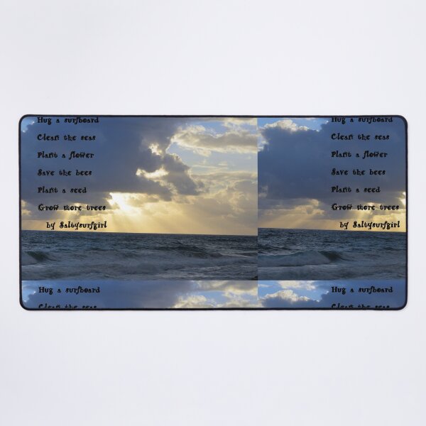 Item preview, Hug a surfboard on Sunrise Gold Coast Australia designed and sold by SaltySurfgirl.
