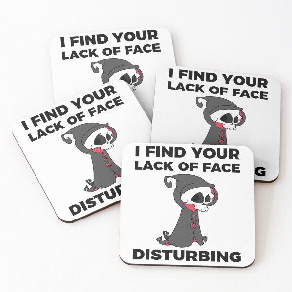 Item preview, I find your lack of face disturbing designed and sold by arkantus.