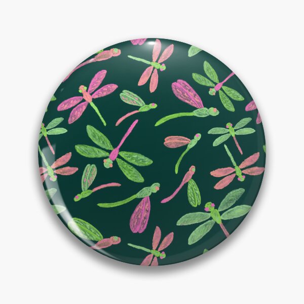 Item preview, Dragonflies & Damselflies Pattern - Watermelon Palette designed and sold by EcoElsa.