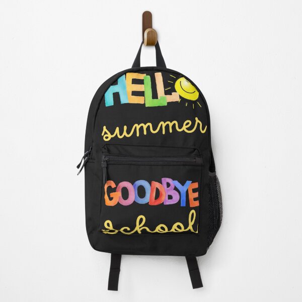 Item preview, Goodbye school grade hello summer, happy last day of school, hello summer students and teachers designed and sold by zicutza.