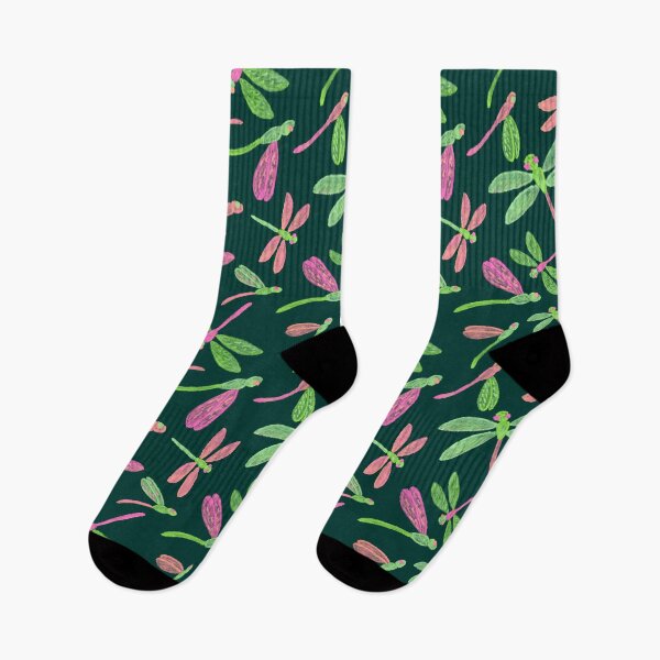 Item preview, Dragonflies & Damselflies Pattern - Watermelon Palette designed and sold by EcoElsa.