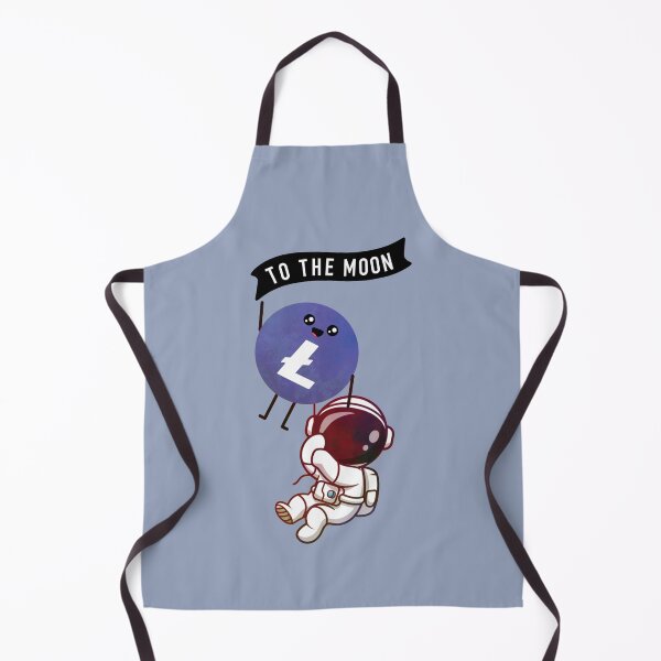 Item preview, Crypto Litecoin coin astronaut - To the Moon designed and sold by Crypmetal.