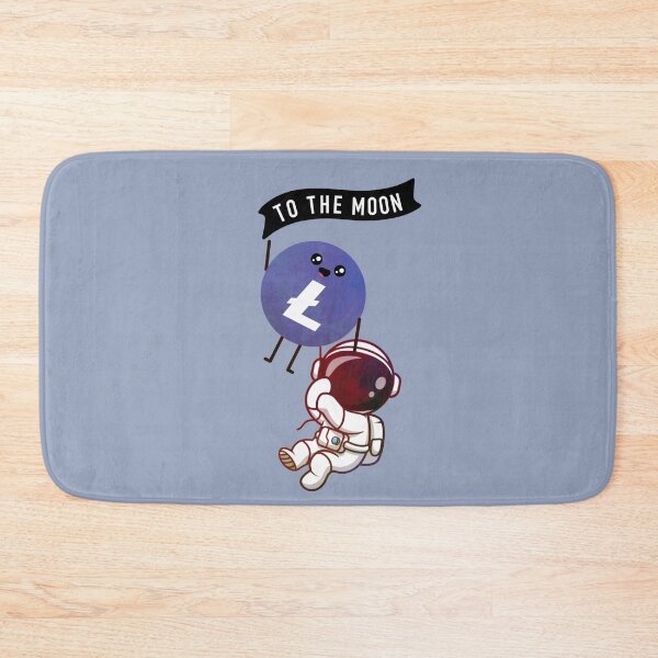 Item preview, Crypto Litecoin coin astronaut - To the Moon designed and sold by Crypmetal.