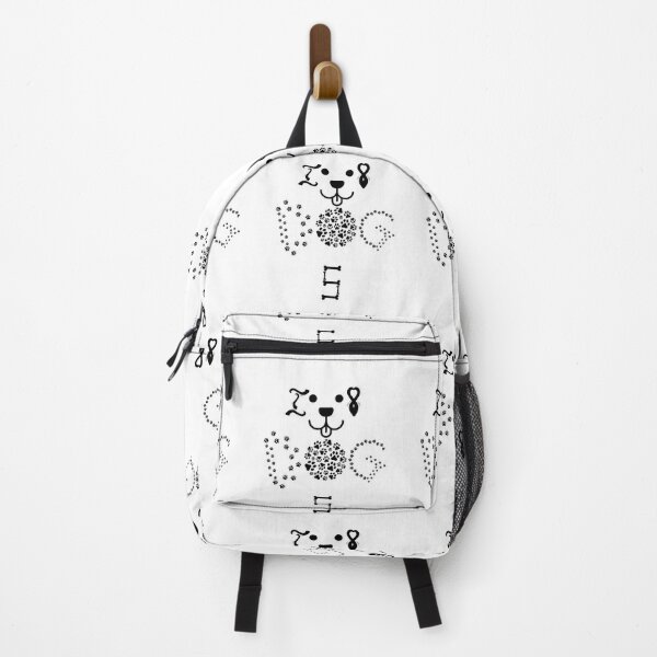 I love dogs - dog design - ( For non-black backgrounds ) Backpack