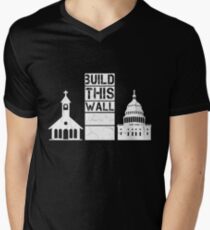 Build This Wall Men's V-Neck T-Shirt