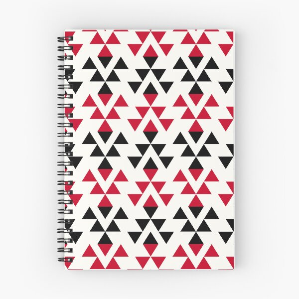Item preview, Aztec Repeating Pattern in Red and Black - Optical Illusion designed and sold by Aztectees.