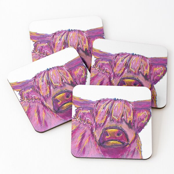 Item preview, Pink cow cutout designed and sold by JessDaniArt.