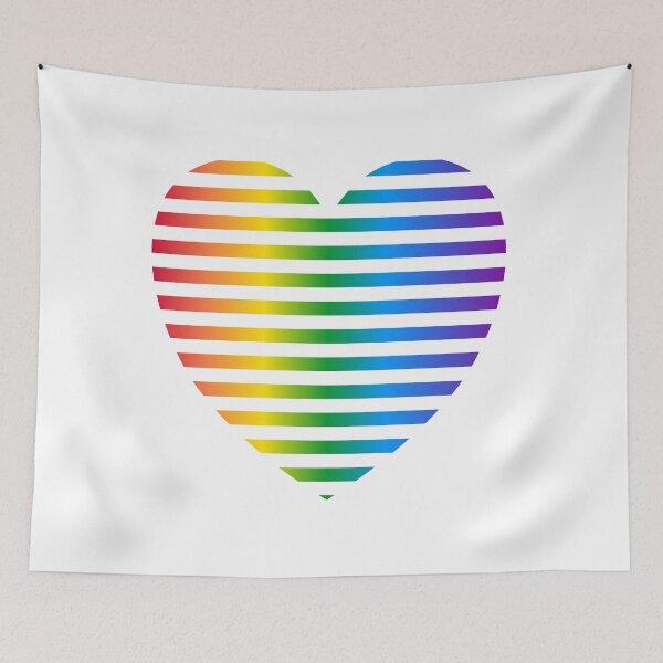 Item preview, Rainbow Heart  - Gay Pride  - Pride Month  designed and sold by Inspirationmotivation.