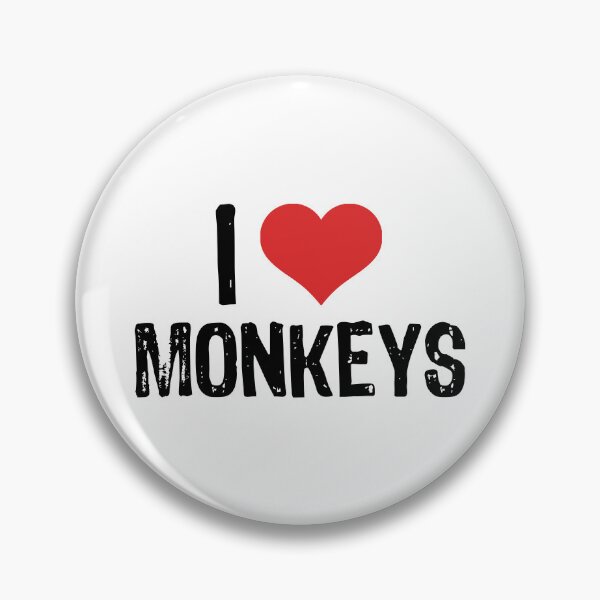 Item preview, I Love Monkeys designed and sold by The "I Love Everything" Shop.