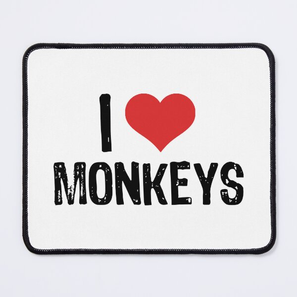 Item preview, I Love Monkeys designed and sold by The "I Love Everything" Shop.
