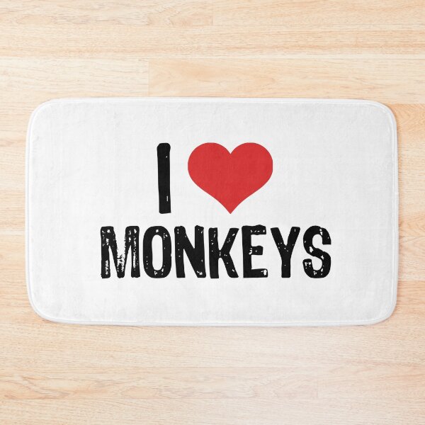 Item preview, I Love Monkeys designed and sold by The "I Love Everything" Shop.