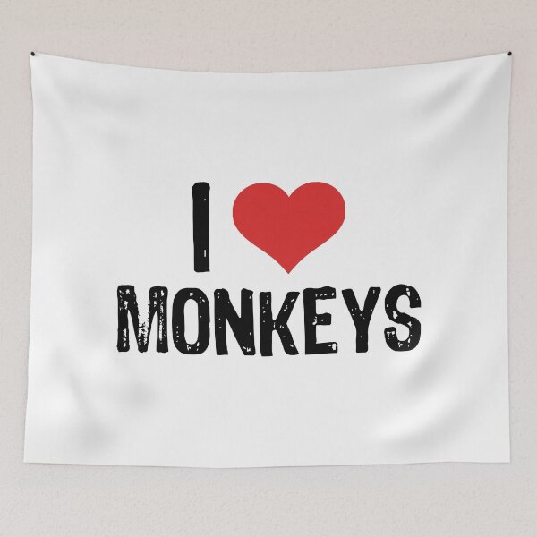 Item preview, I Love Monkeys designed and sold by The "I Love Everything" Shop.