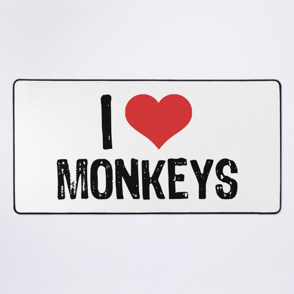 Item preview, I Love Monkeys designed and sold by The "I Love Everything" Shop.