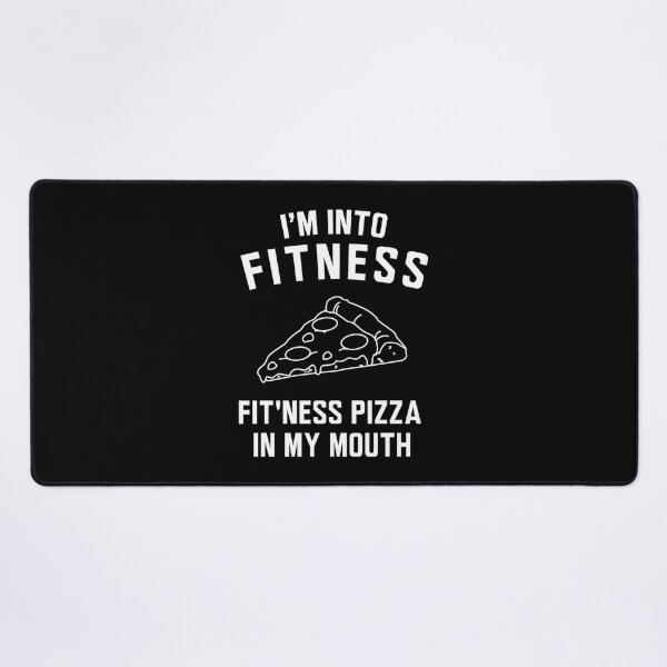 Item preview, I'm Into Fitness Fit'ness Pizza In My Mouth Essential T-Shirt designed and sold by contawana1s.