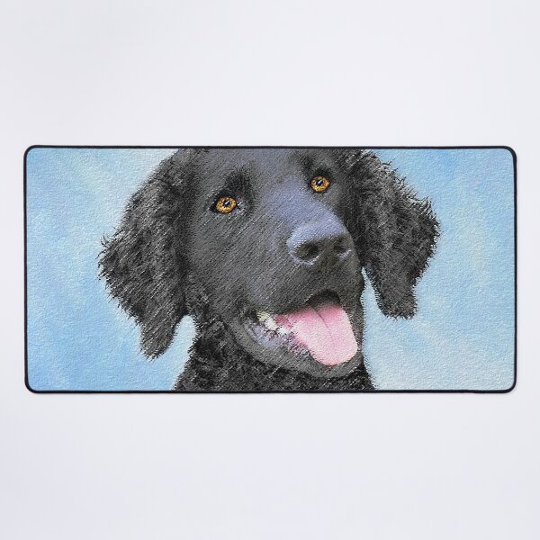 Item preview, Pintura de perro perdiguero rizado - Cute Original Dog Art designed and sold by alpendesigns.