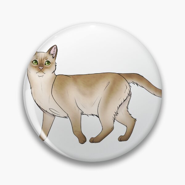 Item preview, Burmilla cat designed and sold by NovaesArt.