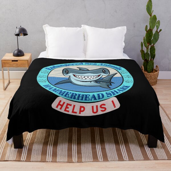 Item preview,  Hammerhead Shark ,Sea Animals Endangered designed and sold by yassooarts.