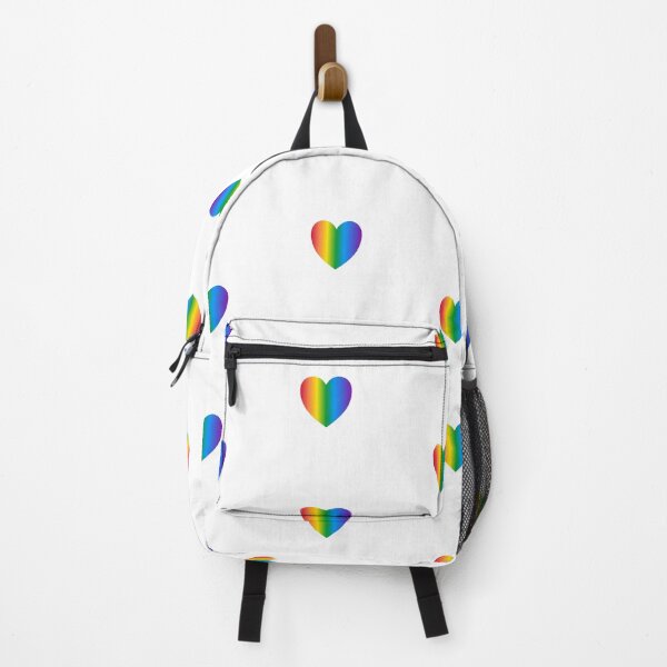 Item preview, Rainbow heart - gay pride accessories designed and sold by Inspirationmotivation.