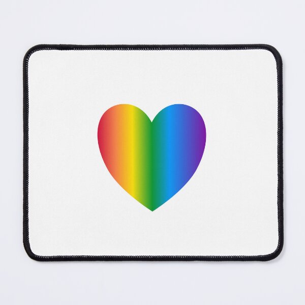 Item preview, Rainbow heart  - gay pride accessories designed and sold by Inspirationmotivation.