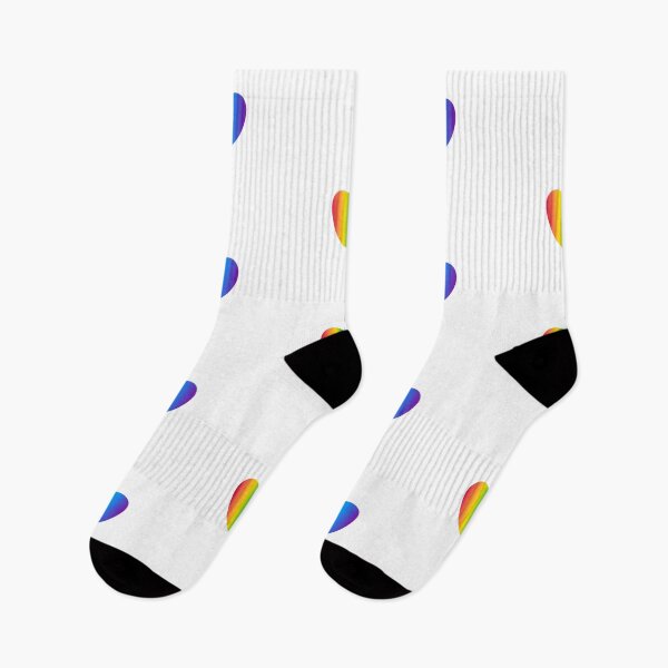 Item preview, Rainbow heart  - gay pride accessories designed and sold by Inspirationmotivation.