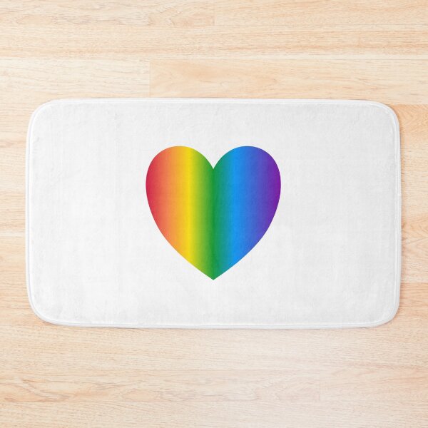 Item preview, Rainbow heart  - gay pride accessories designed and sold by Inspirationmotivation.