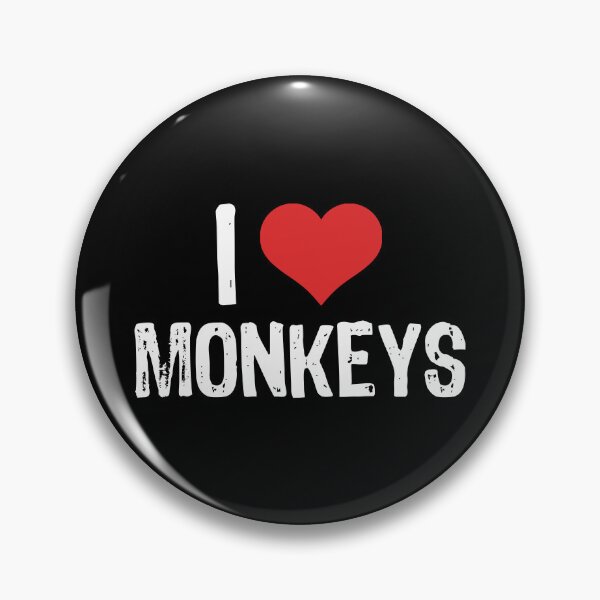 Item preview, I Love Monkeys designed and sold by The "I Love Everything" Shop.