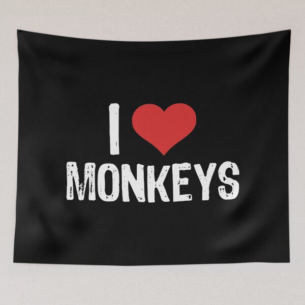 Item preview, I Love Monkeys designed and sold by The "I Love Everything" Shop.
