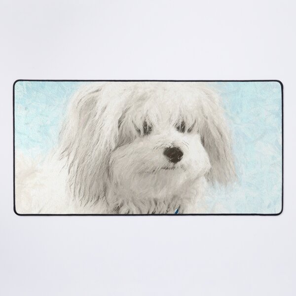 Artikelvorschau, Baumwolle de Tulear Painting - niedliche ursprüngliche Hundekunst entworfen und verkauft von alpendesigns.