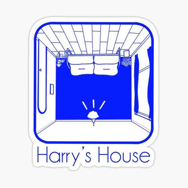 Harry's House Harry Styles Minimalist Album Cover Sticker