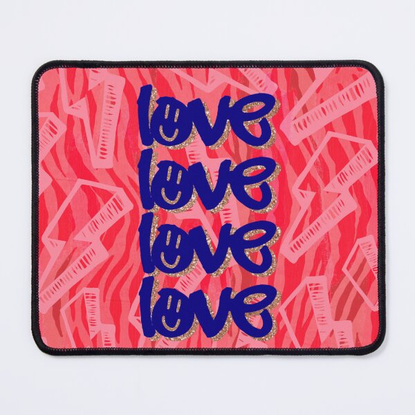 Item preview, zebra love - coral/navy blue designed and sold by Julia Santos.