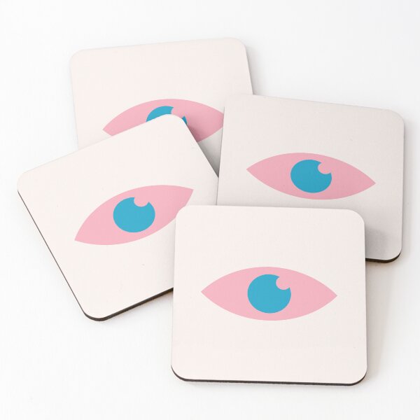 Item preview, Eyes trans subtle pride designed and sold by ICantFindMyFish.