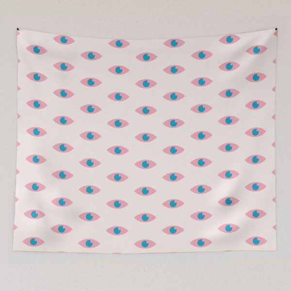 Item preview, Eyes trans subtle pride designed and sold by ICantFindMyFish.