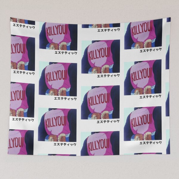 Item preview, Kill You! | Retro Anime Aesthetic designed and sold by PopUpShirt.