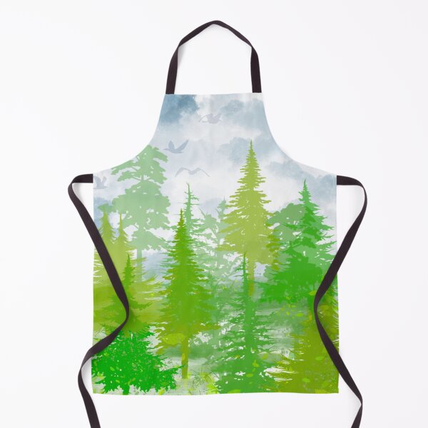 Item preview, Green trees forest landscape designed and sold by weilertsen.