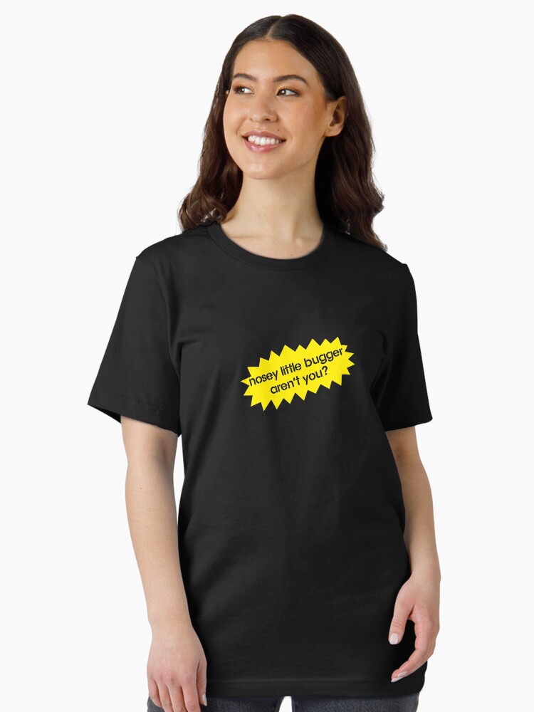 Thumbnail 1 of 7, Essential T-Shirt, Nosey Little Bugger Aren't You? designed and sold by TeesBox.