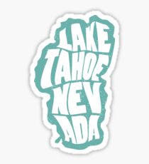 Lake Tahoe Nevada Sticker Sticker